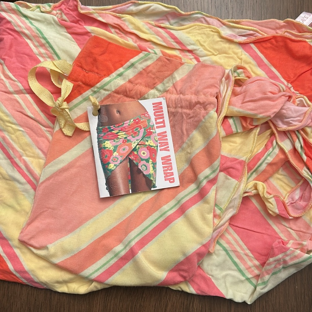 Victoria's Secret Striped Beach Cover-Up - Multiway Wrap